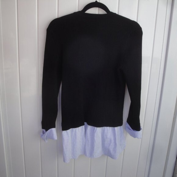 Forever21 Plus Black Sweater with shirttails 2X - Picture 3 of 4